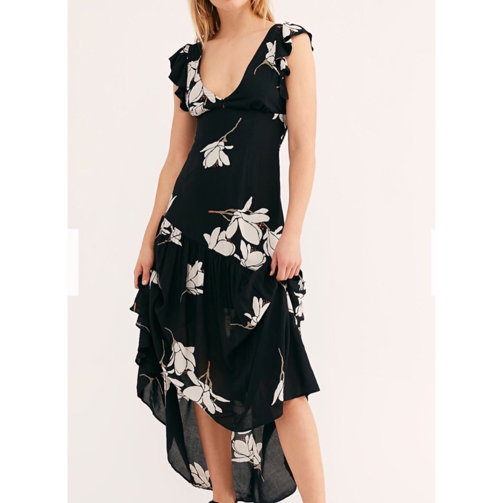 Free People She’s A Waterfall Maxi Dress Size 10